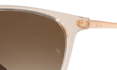 Ray Ban Ray-ban Kids' Junior Erika 50mm Gradient Phantos Sunglasses In Transparent Brown
