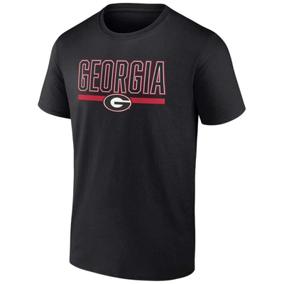 Shop Profile Black Georgia Bulldogs Big & Tall Team T-shirt
