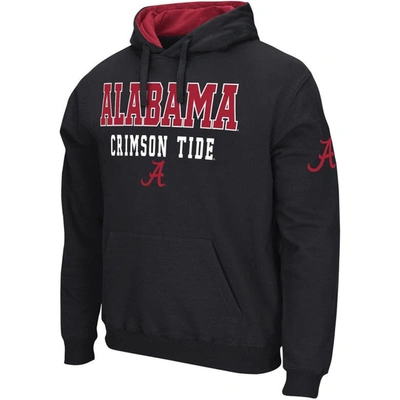Shop Colosseum Black Alabama Crimson Tide Sunrise Pullover Hoodie