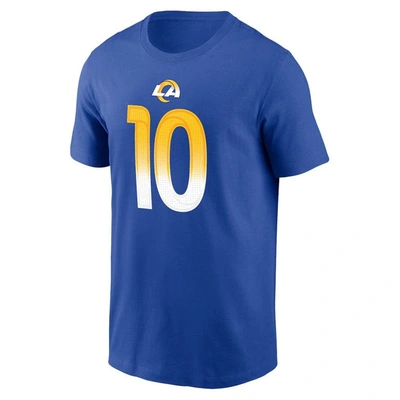 Shop Nike Cooper Kupp Royal Los Angeles Rams Player Name & Number T-shirt