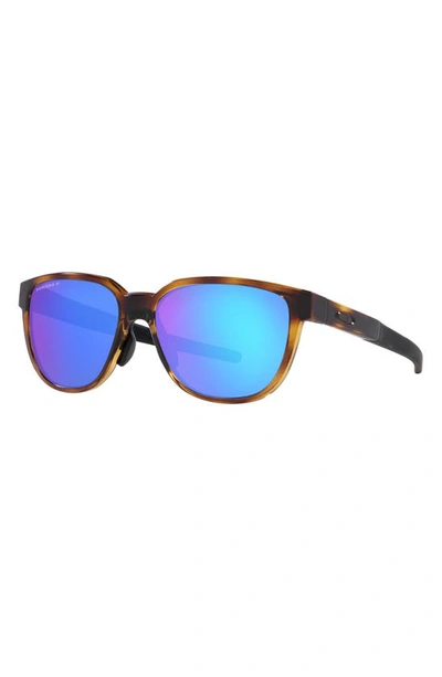 Oakley Actuator 57mm Prizm™ Polarized Rectangular Sunglasses In Tortoise