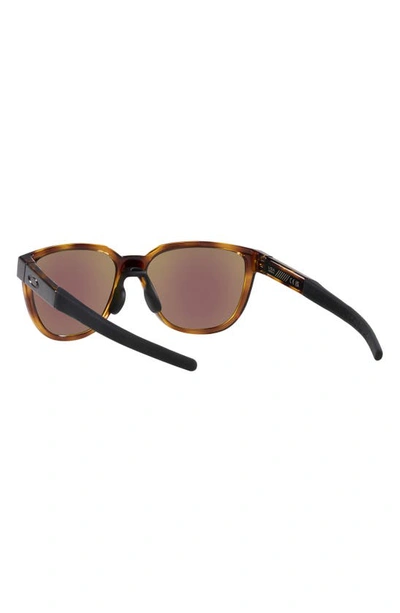 Oakley Actuator 57mm Prizm™ Polarized Rectangular Sunglasses In Tortoise
