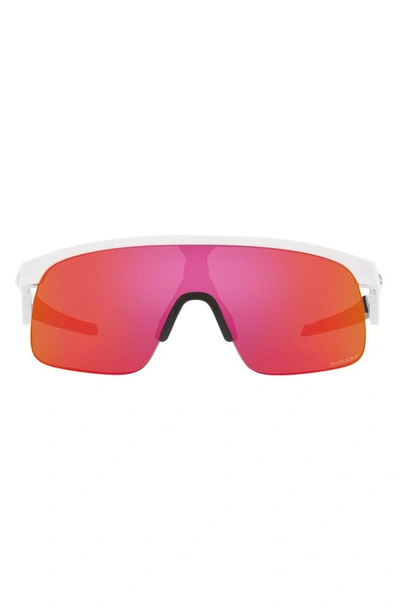 Shop Oakley Kids' Resistor 29mm Prizm™ Rectangular Sunglasses In White