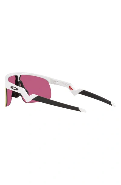 Shop Oakley Kids' Resistor 29mm Prizm™ Rectangular Sunglasses In White