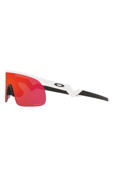 Shop Oakley Kids' Resistor 29mm Prizm™ Rectangular Sunglasses In White