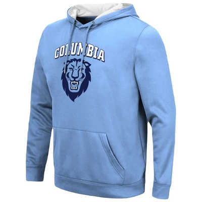 Shop Colosseum Light Blue Columbia University Resistance Pullover Hoodie