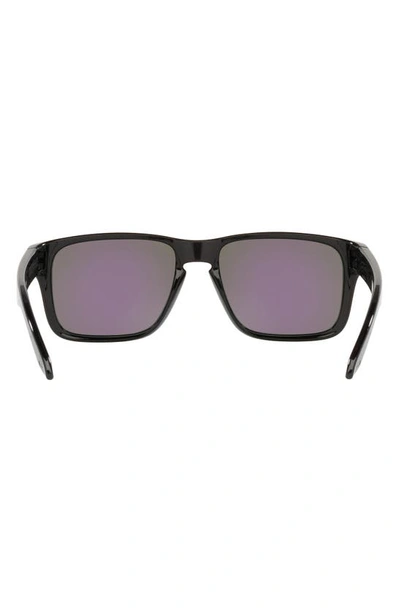 Shop Oakley Kids' Holbrook Xs 53mm Prizm™ Square Sunglasses In Black