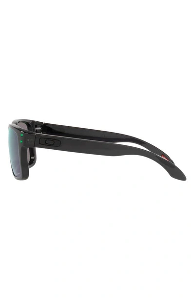 Shop Oakley Kids' Holbrook Xs 53mm Prizm™ Square Sunglasses In Black