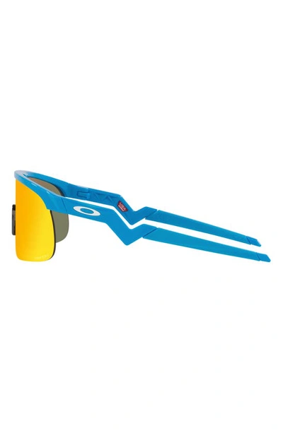 Shop Oakley Kids' Resistor 29mm Prizm™ Rectangular Sunglasses In Sky Blue