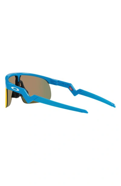 Shop Oakley Kids' Resistor 29mm Prizm™ Rectangular Sunglasses In Sky Blue