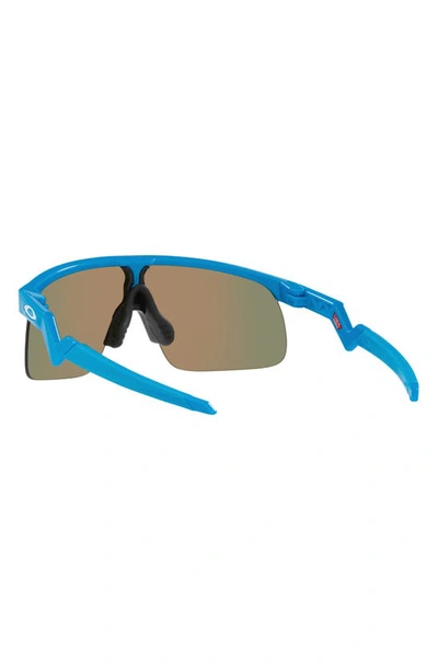 Shop Oakley Kids' Resistor 29mm Prizm™ Rectangular Sunglasses In Sky Blue