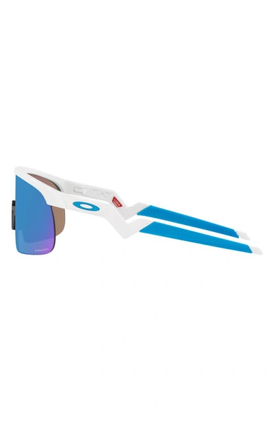 Shop Oakley Kids' Resistor 29mm Prizm™ Rectangular Sunglasses In White
