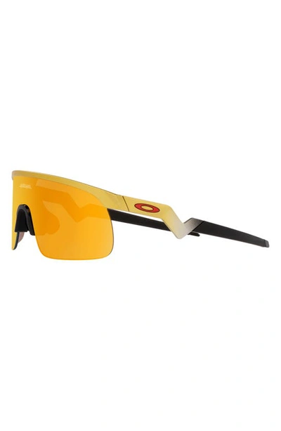 Shop Oakley Kids' Resistor 29mm Prizm™ Rectangular Sunglasses In Gold