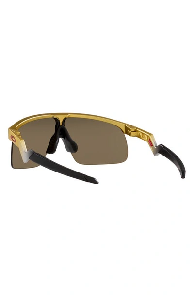 Shop Oakley Kids' Resistor 29mm Prizm™ Rectangular Sunglasses In Gold