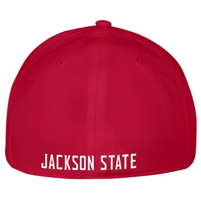 Shop Under Armour Red Jackson State Tigers Iso-chill Blitzing Accent Flex Hat