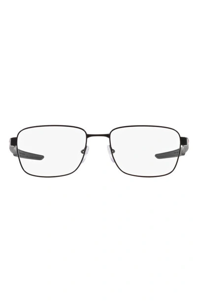 Shop Prada 57mm Pillow Optical Glasses In Matte Black