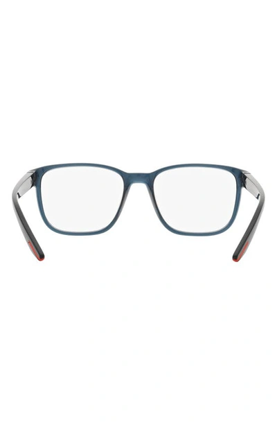Shop Prada 55mm Pillow Optical Glasses In Light Blue