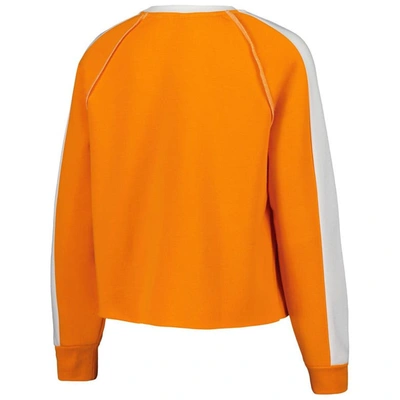 Shop Gameday Couture Tennessee Orange Tennessee Volunteers Blindside Raglan Cropped Pullover Sweatshirt