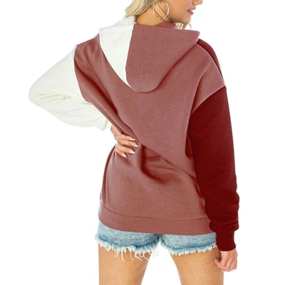 Shop Gameday Couture Maroon Texas A&m Aggies Hall Of Fame Colorblock Pullover Hoodie