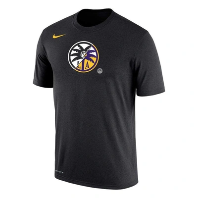 Shop Nike Unisex  Black Los Angeles Sparks Split Logo Performance T-shirt