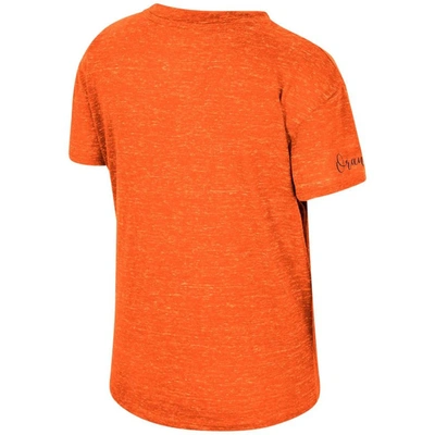 Shop Colosseum Orange Syracuse Orange Finalists Tie-front T-shirt