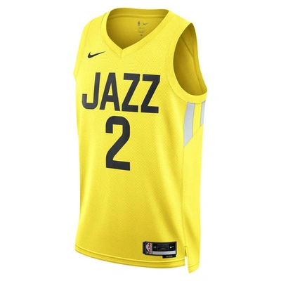 Shop Nike Unisex  Collin Sexton Gold Utah Jazz Swingman Jersey