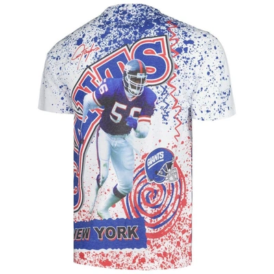 Shop Mitchell & Ness White New York Giants Retired Player Name & Number Burst T-shirt