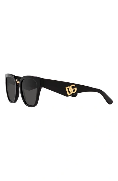 Dolce & Gabbana Dg Acetate & Plastic Butterfly Sunglasses In Dark Grey