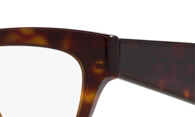Dolce & Gabbana 52mm Butterfly Optical Glasses In Havana