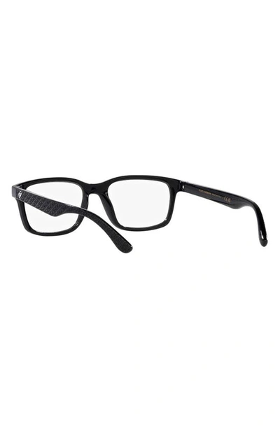 Shop Dolce & Gabbana 48mm Rectangular Optical Glasses In Black