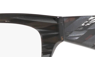 Shop Dolce & Gabbana 54mm Rectangular Optical Glasses In Matte Black