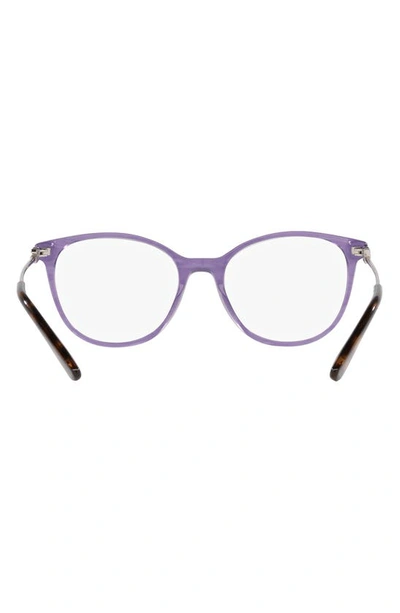 Shop Dolce & Gabbana 52mm Butterfly Optical Glasses In Purple