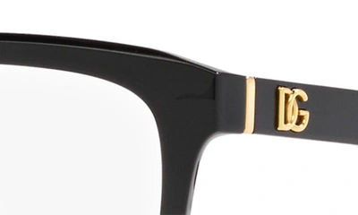 Shop Dolce & Gabbana 54mm Square Optical Glasses In Black