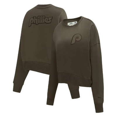 Shop Pro Standard Brown Philadelphia Phillies Fleece Pullover Sweatshirt