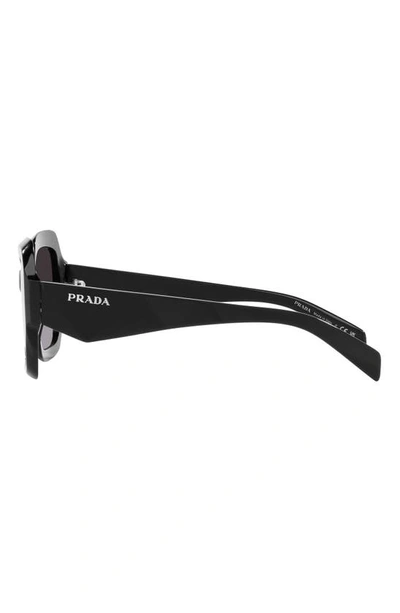 Prada Eyewear Square Frame Sunglasses In Black