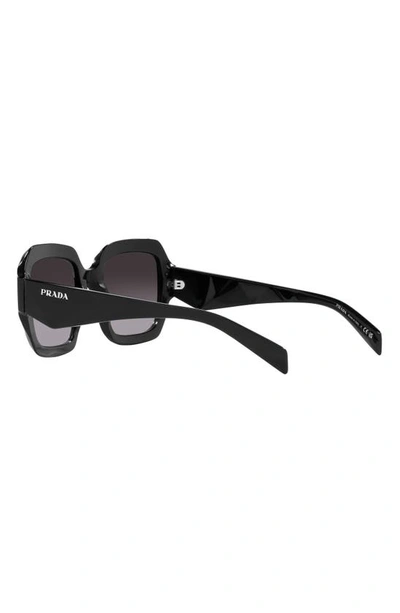 Prada Eyewear Square Frame Sunglasses In Black