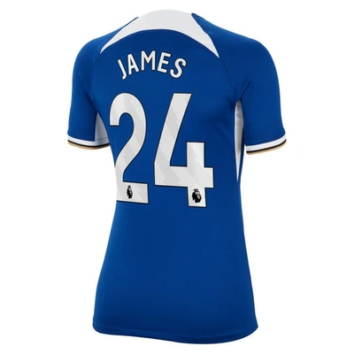 Shop Nike Reece James Blue Chelsea 2023/24 Home Stadium Replica Jersey