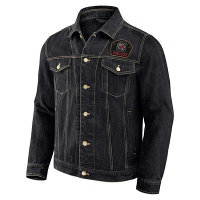 Shop Darius Rucker Collection By Fanatics Black South Carolina Gamecocks Button-up Denim Jacket