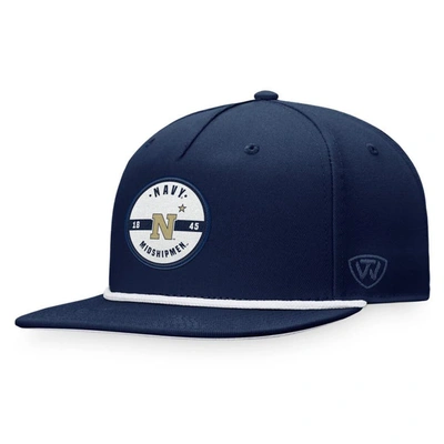 Shop Top Of The World Navy Navy Midshipmen Bank Hat