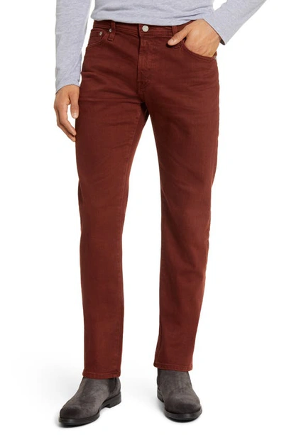 Shop Ag Tellis Slim Fit Jeans In 7 Years Sulfur Rich Crimson