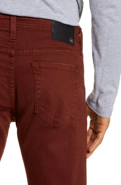 Ag Tellis Slim Fit Jeans In 7 Years Sulfur Rich Crimson In 7 Years Sulfur Rich Crimson