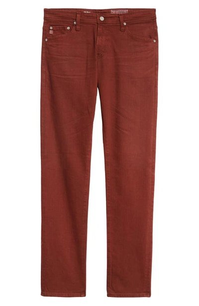 Ag Tellis Slim Fit Jeans In 7 Years Sulfur Rich Crimson In 7 Years Sulfur Rich Crimson