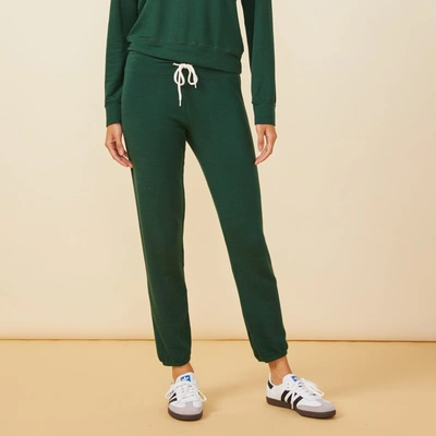 Monrow Supersoft Vintage Sweats In Evergreen