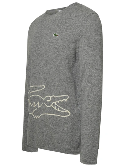 Shop Comme Des Garçons Grey Wool Sweater