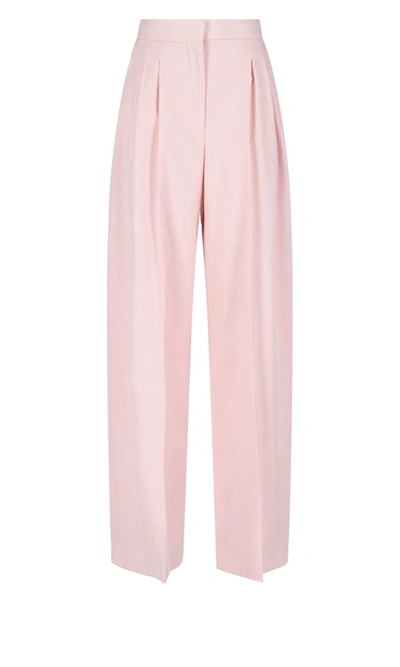 Shop Alexander Mcqueen Trousers In Pink