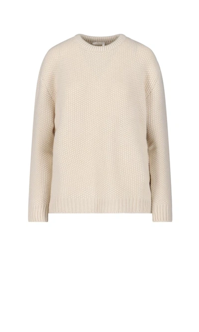 Chloé Crewneck Jumper In White