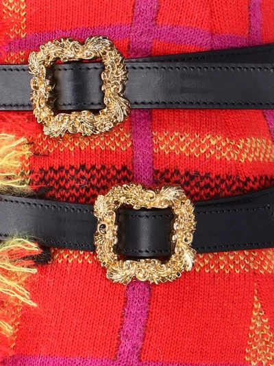 Cormio Eve Super-fine Knitted Skirt In Red