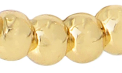 Shop Allsaints Ballchain Hoop Earrings In Gold