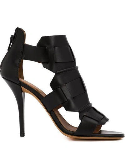 Shop Givenchy Woven Sandal Booties