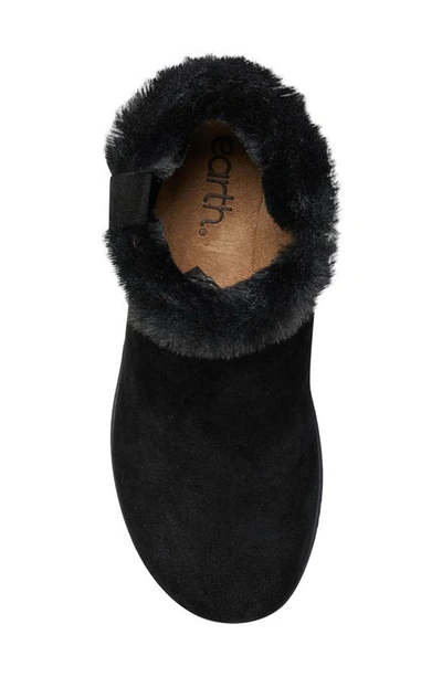 Earth Kim Womens Comfort Insole Faux Fur Winter & Snow Boots In Black